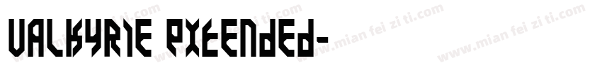 valkyrie Extended字体转换